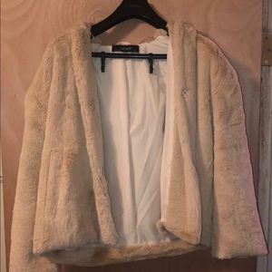 Faux fur Zara jacket super soft!